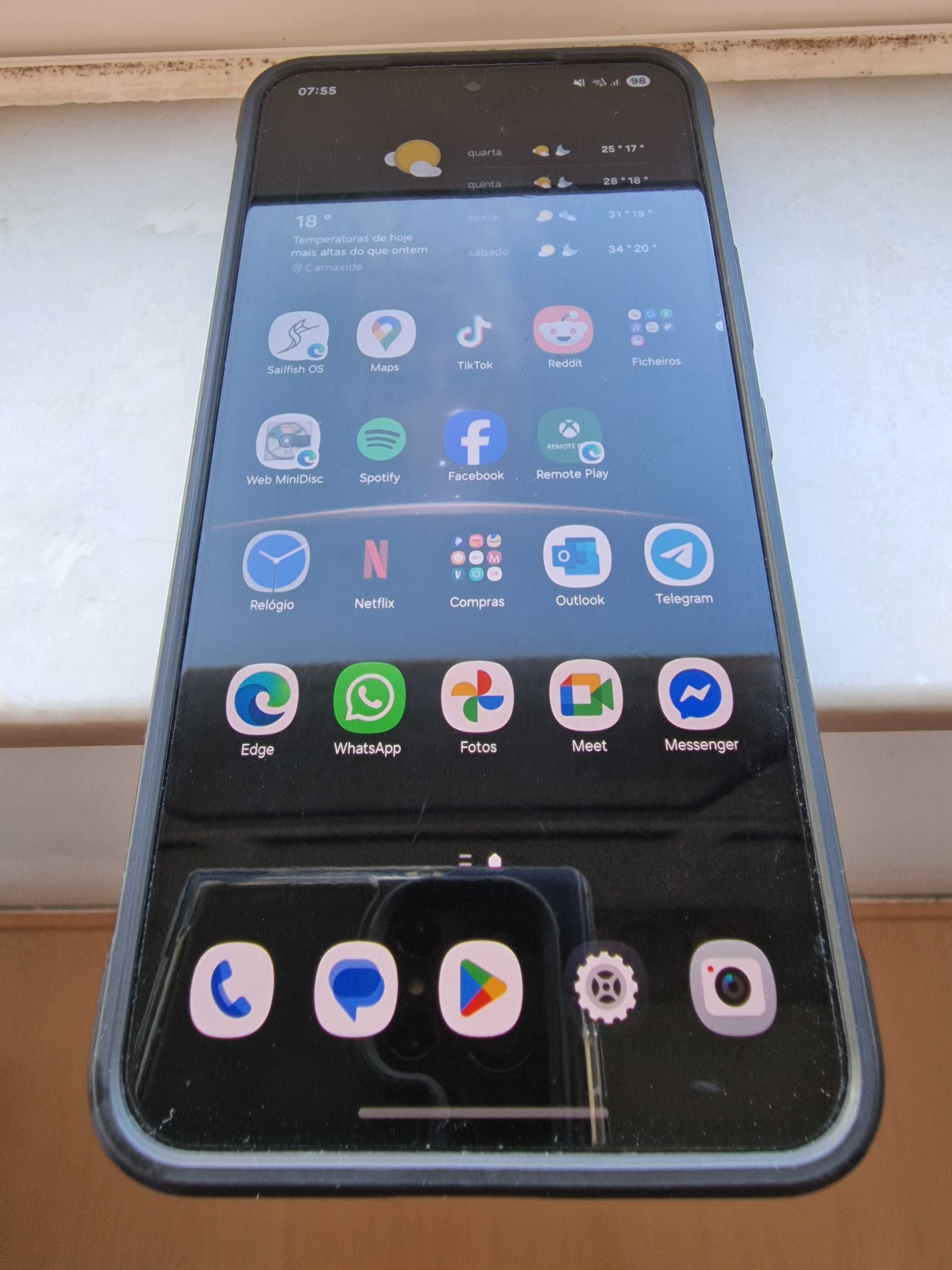 Samsug S22 256Gb em bom estado com capa e pelicula