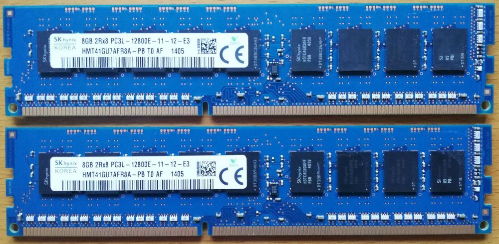 Память DDR3 4GB 8500E/10600E/12800E UDIMM ECC Unbuffered - пара 400грн