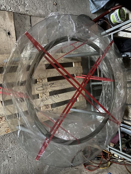 Stolik szklany okragly