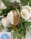 Pulseira trabalhada em Capim Dourado do Brasil - Ouro vegetal
