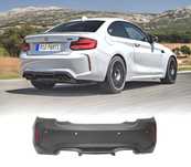 PARA-CHOQUES TRASEIRO BMW F22 F23 LOOK M2C 13-17 PDC