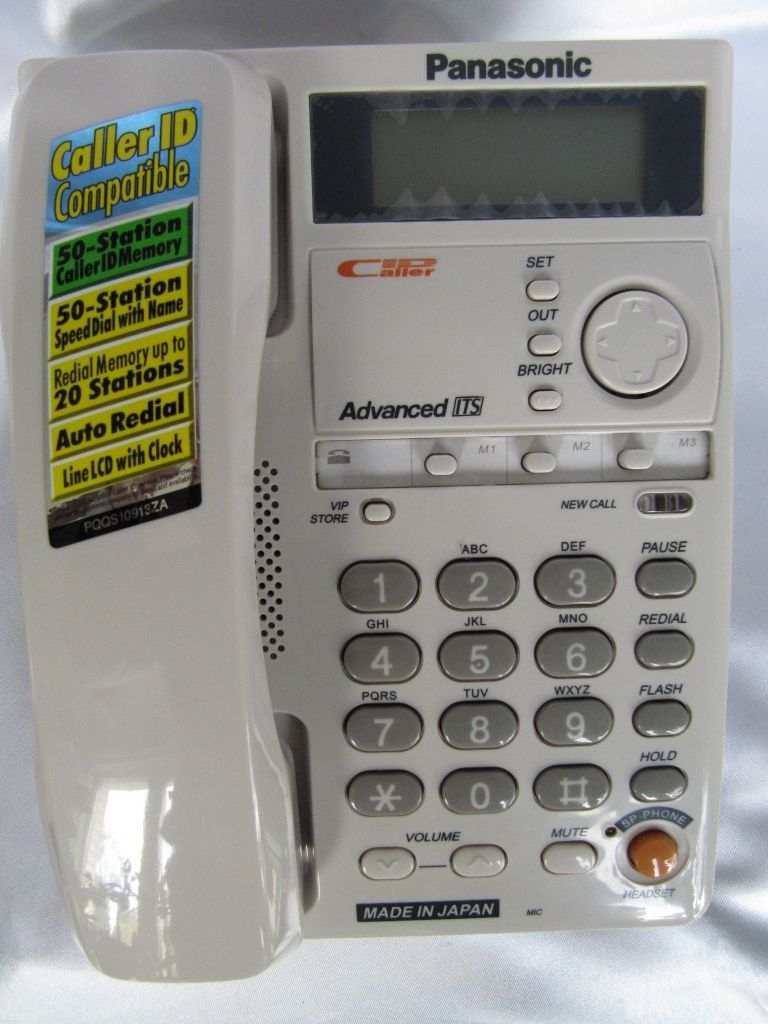Телефон стационарный кнопочноый Panasonic KX-TSC35 Япония, новый
