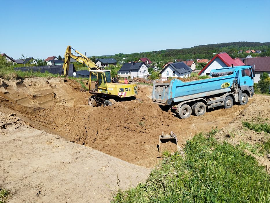 Usługi koparka kołowa, wynajem