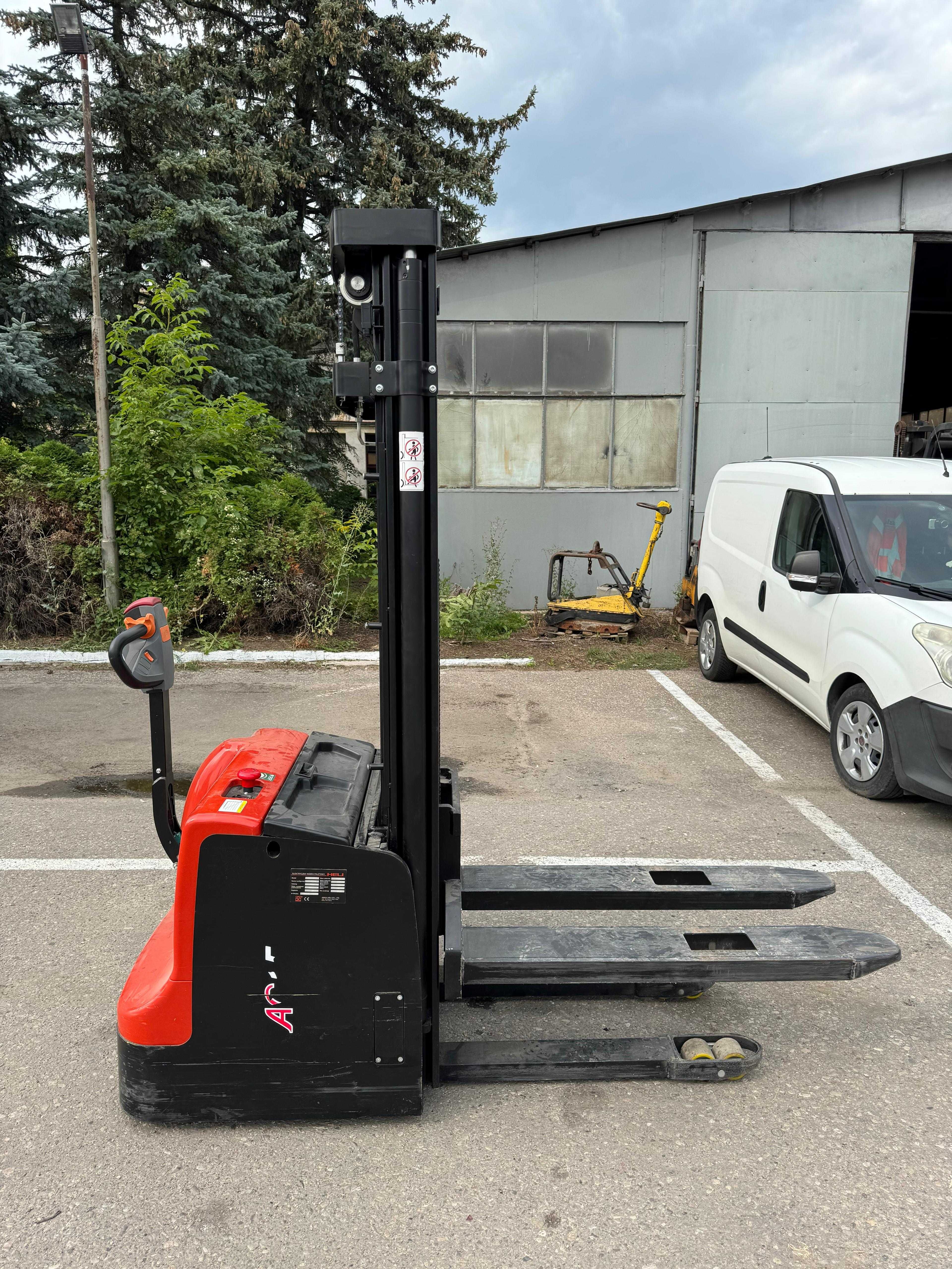 WÓZEK WIDŁOWY HELI CDD15J 1500 kg TRIPLEX 4,6 m Bateria Litowo-Jonowa