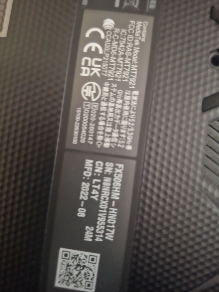 Клавіатура Asus TUF GAMING F15 FX506 в зборі