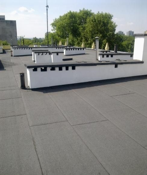 Kompleksowe naprawy dachów , krycie papą termozgrzewalną