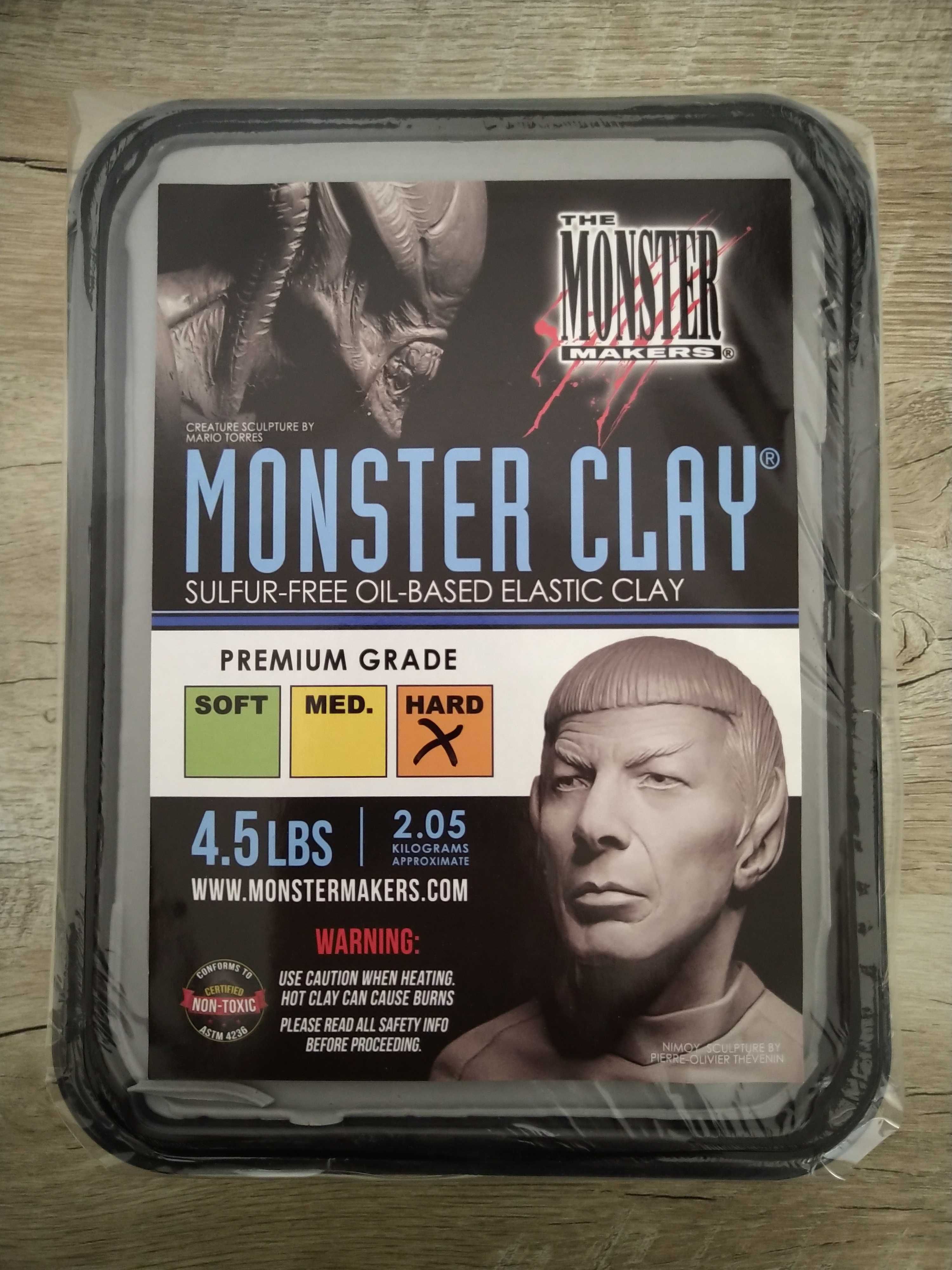 Monster Clay hard (Chavant NSP,Castilene,скульптурний пластилін Гамма)