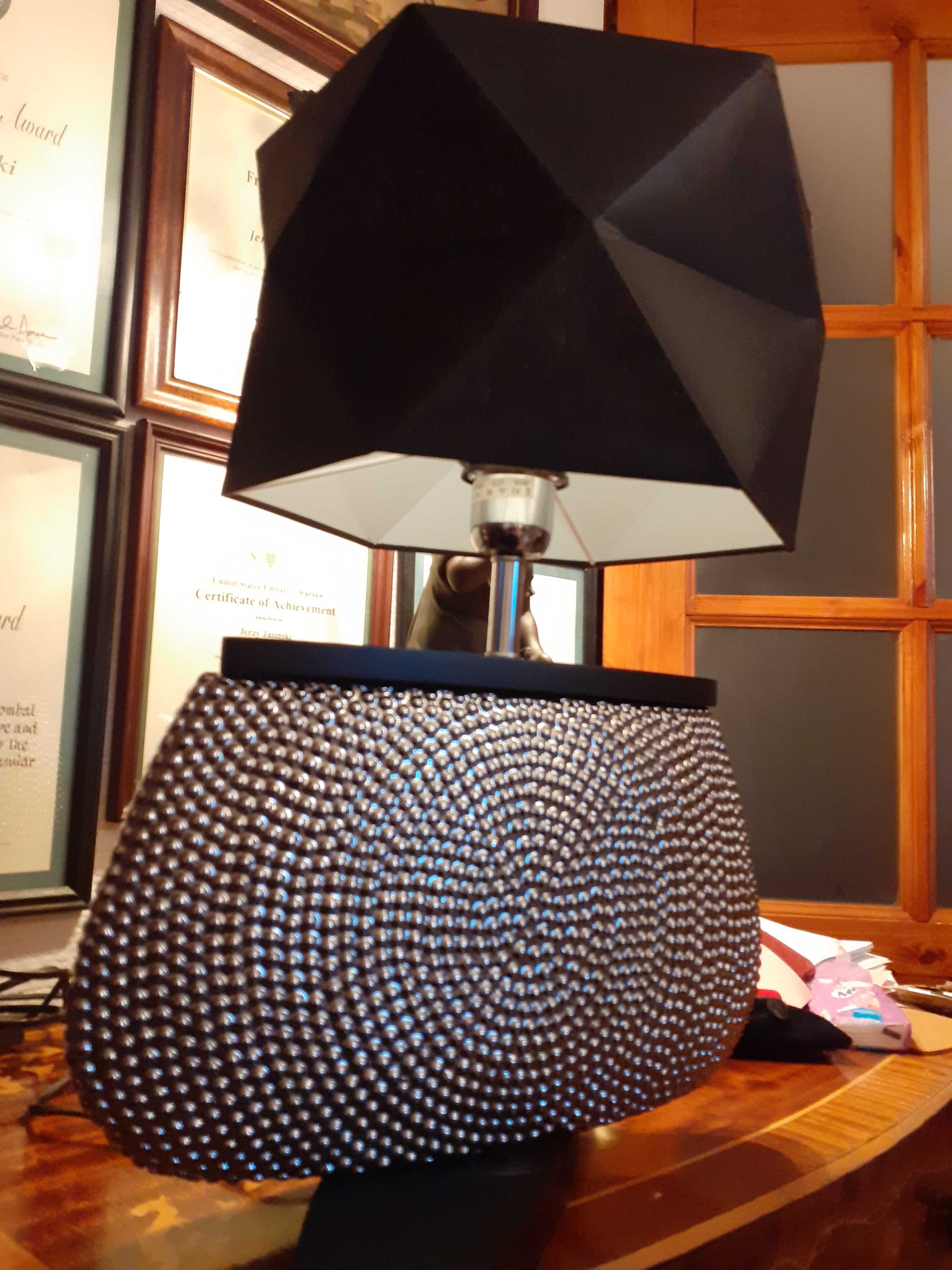 Sprzedam piękną srebrną lampę By Rydens-Lofty w kształcie "torebki"
