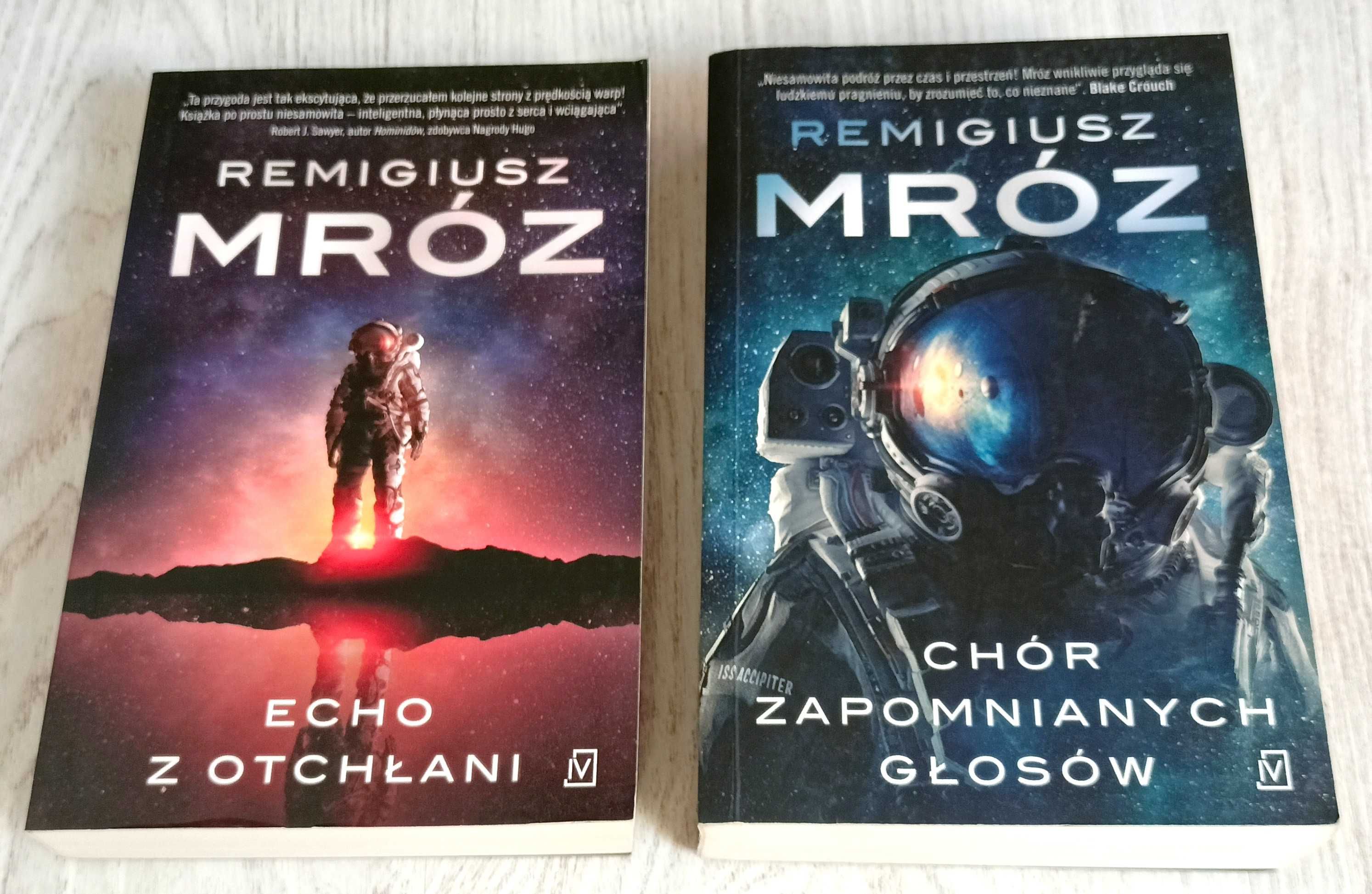 2x Remigiusz Mróz Echo z otchłani + Chór zapomnianych głosów  BDB