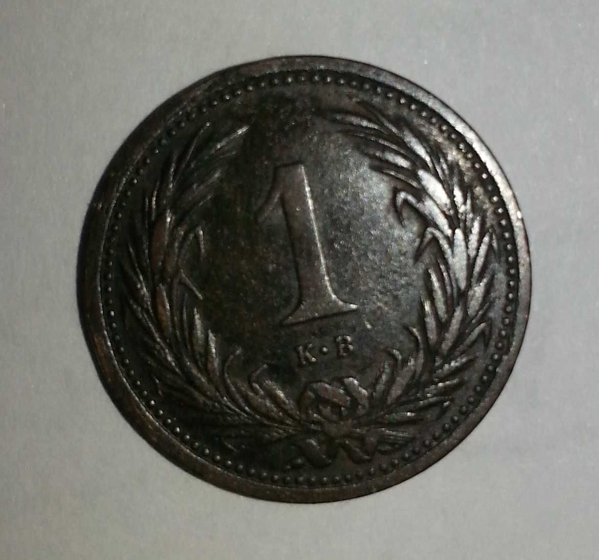 1 filler 1895 r.,  ładna moneta