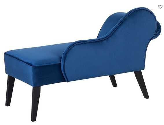 Banqueta - Sofá chaise-longue azul