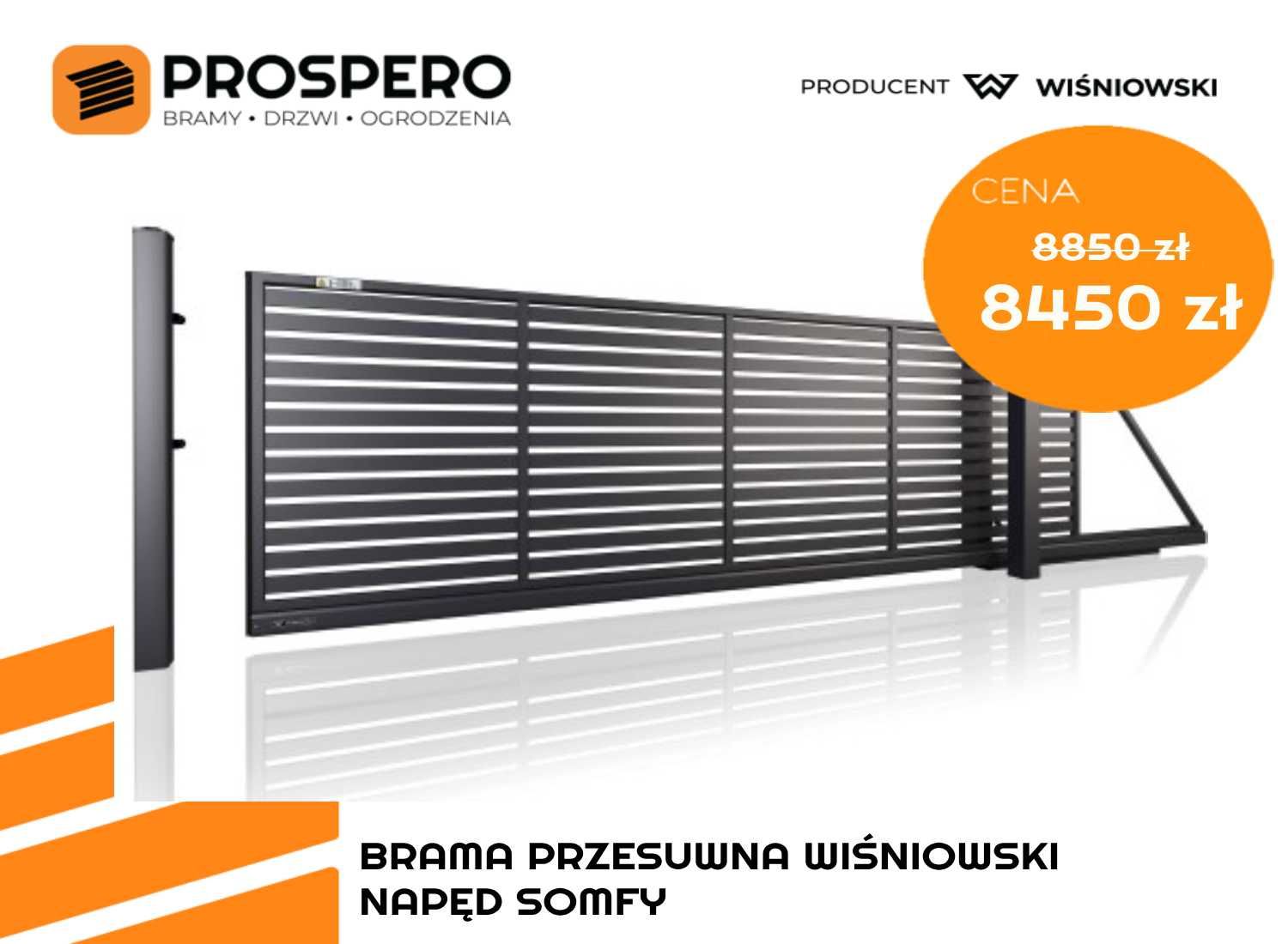 WIŚNIOWSKI brama przesuwna Modern / Wadowice Andrychów Kęty