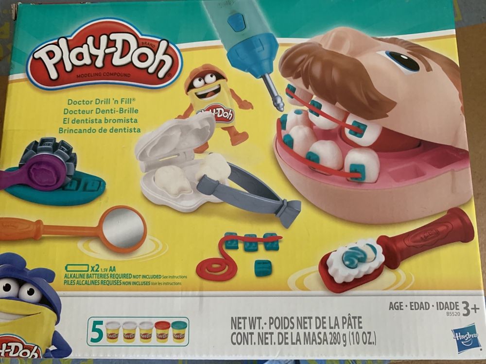 Набор пластилина Play-Doh Doctor Drill 'N Fill Мистер зубастик оригина