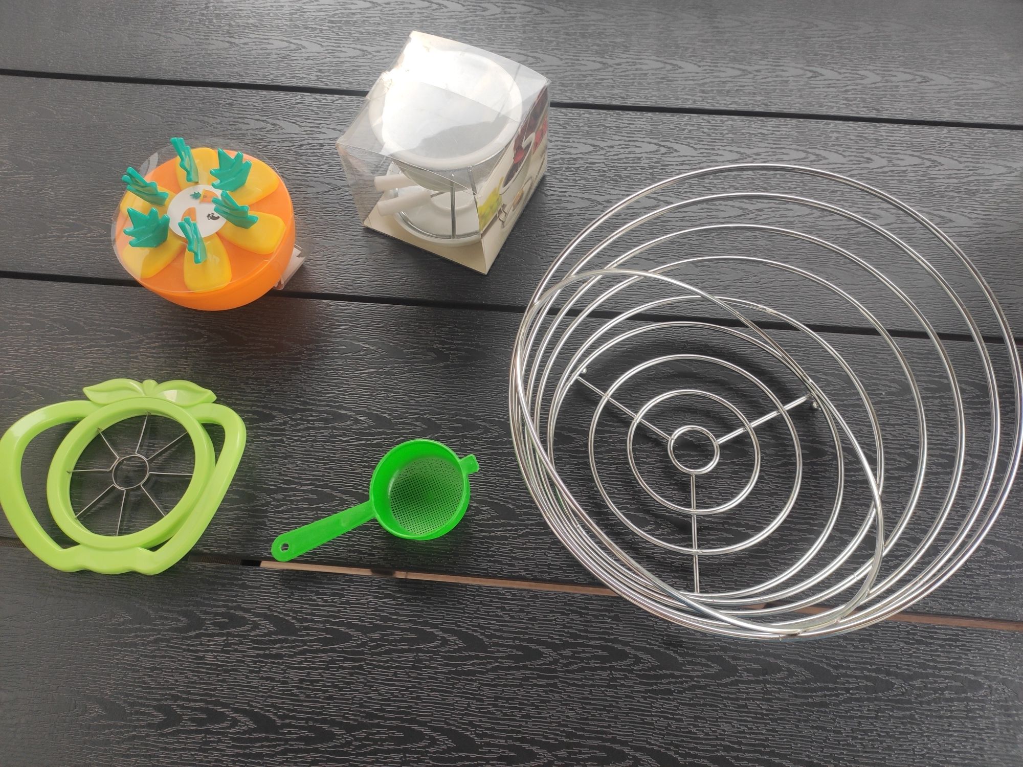 Conjunto de acessórios de cozinha e decoração