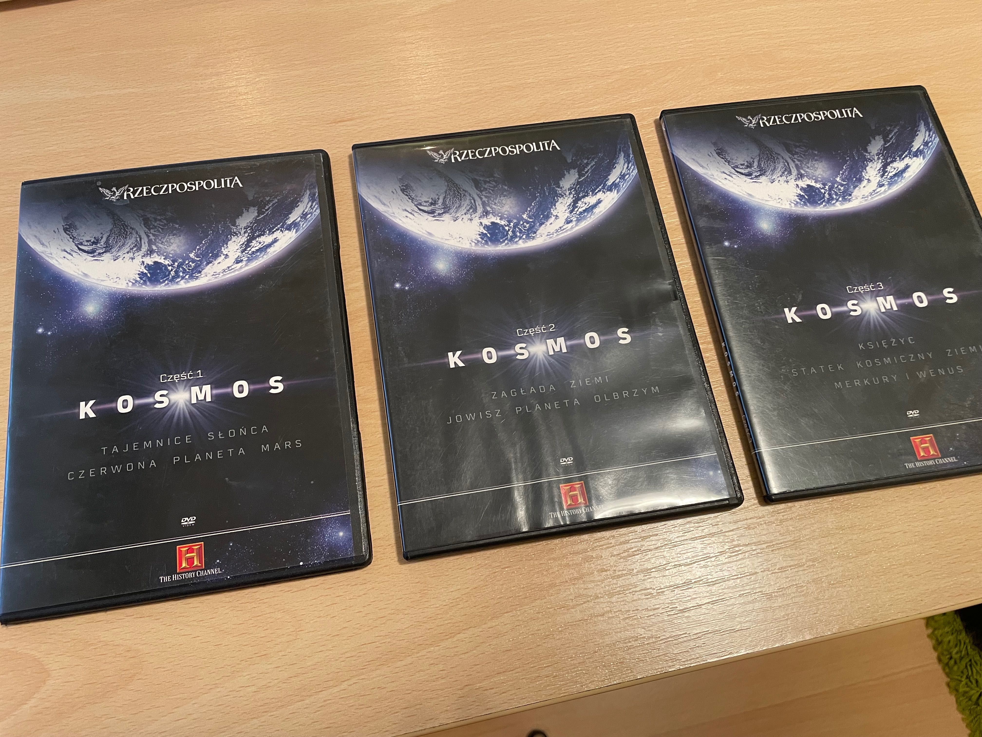 Płyty DVD "Kosmos" cz. 1, 2, 3