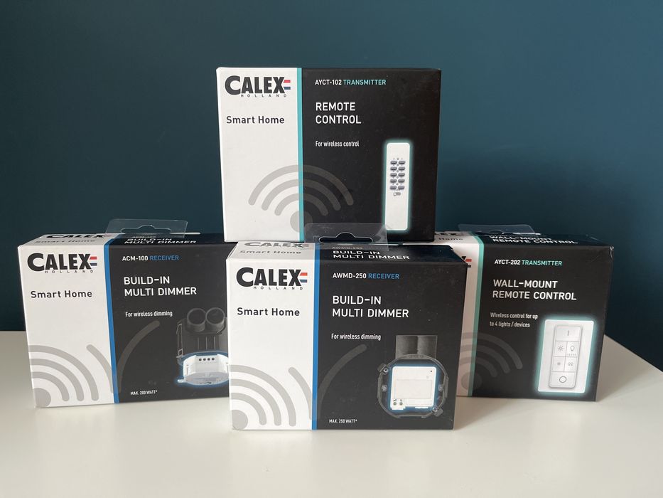 Zestaw ściemniaczy Calex z pilotami