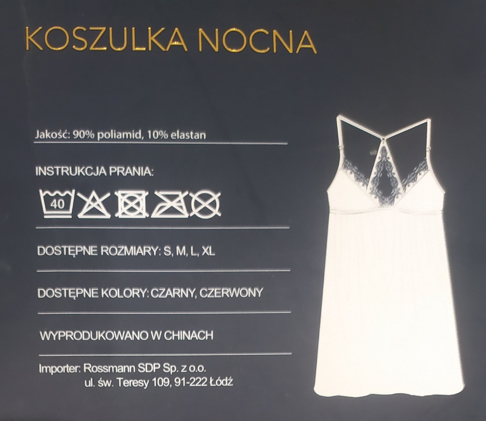 Koszulka nocna Rossmann - rozmiar L