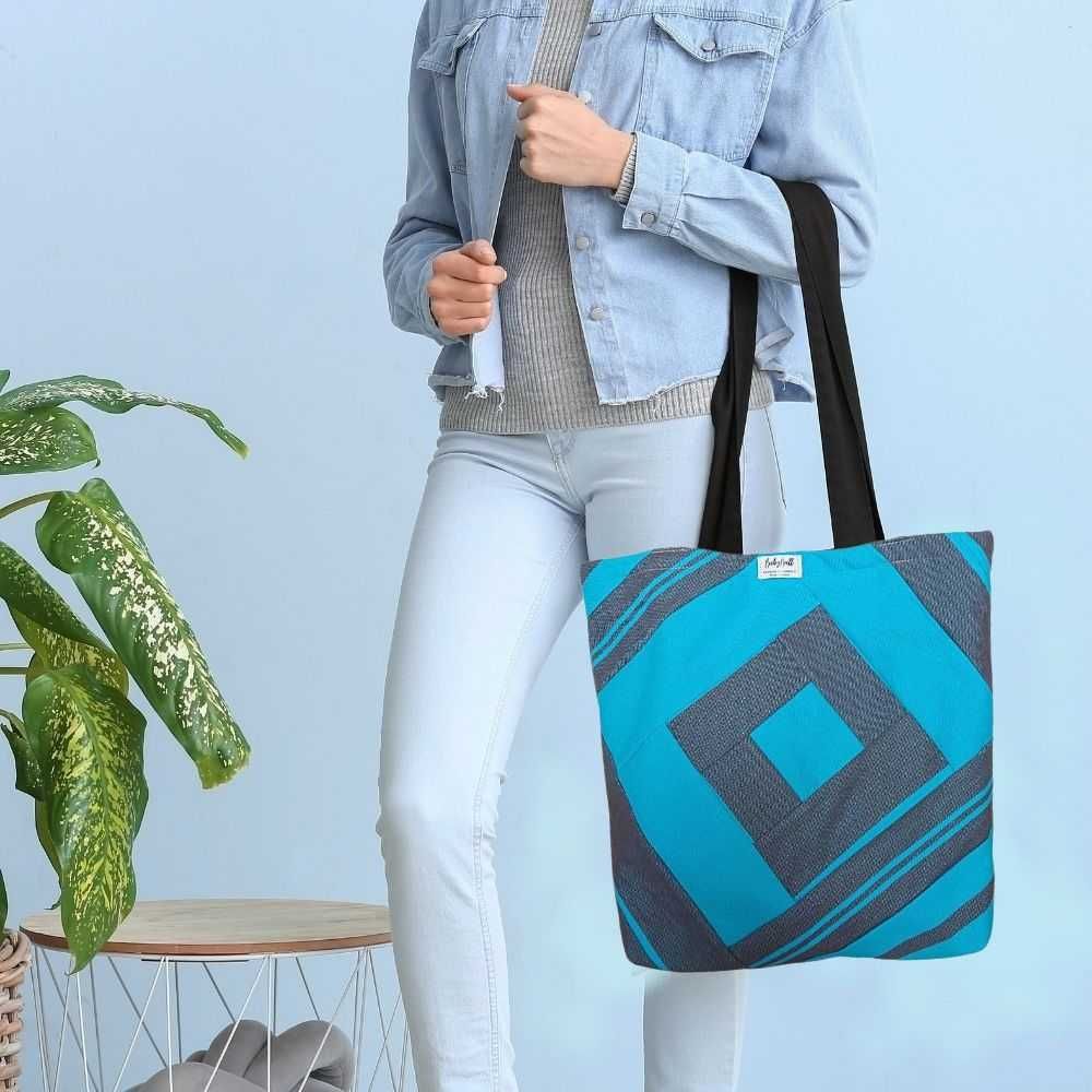 Torba na Zakupy – TURKUSOWA -  Elegancja, Funkcjonalność i Ekologia