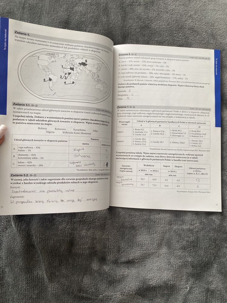 Oblicza geografi 4 zakres rozszerzony maturalne karty pracy