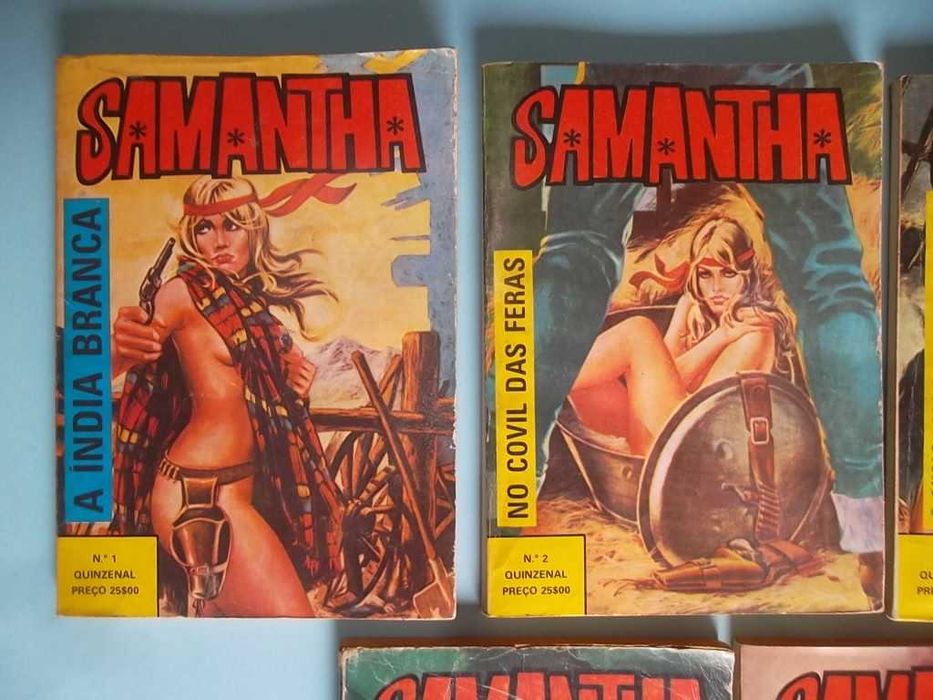 Coleção "SAMANTHA" , BD erótica para adultos, anos 70