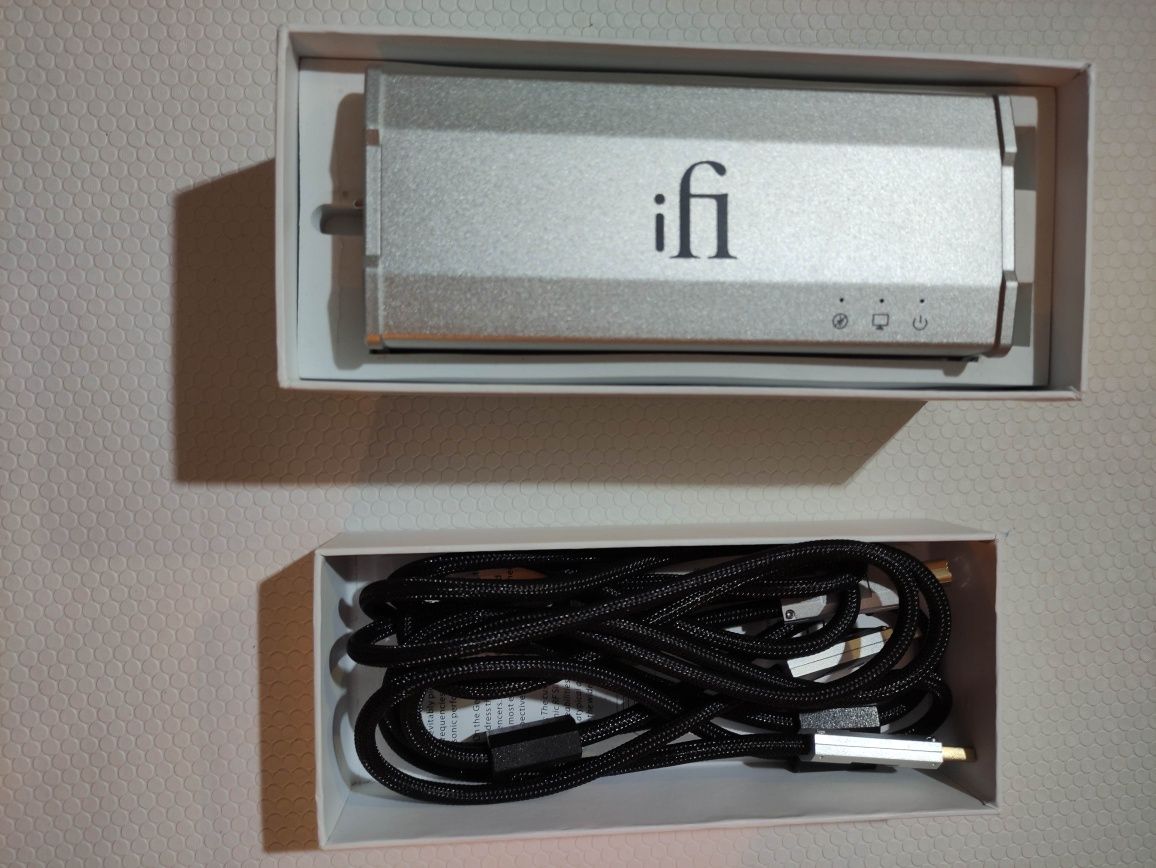 Regenerador/purificador de sinal USB e cabo ifi USB 2.0 Gemini 1,5 m