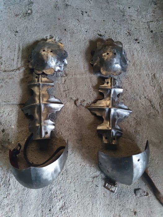 Ręce zbrojnikowe do pojedynków zbroja rycerz larp