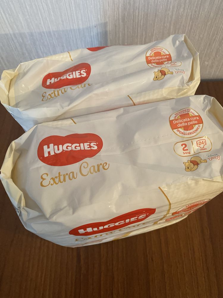 Продам huggies extra care 2