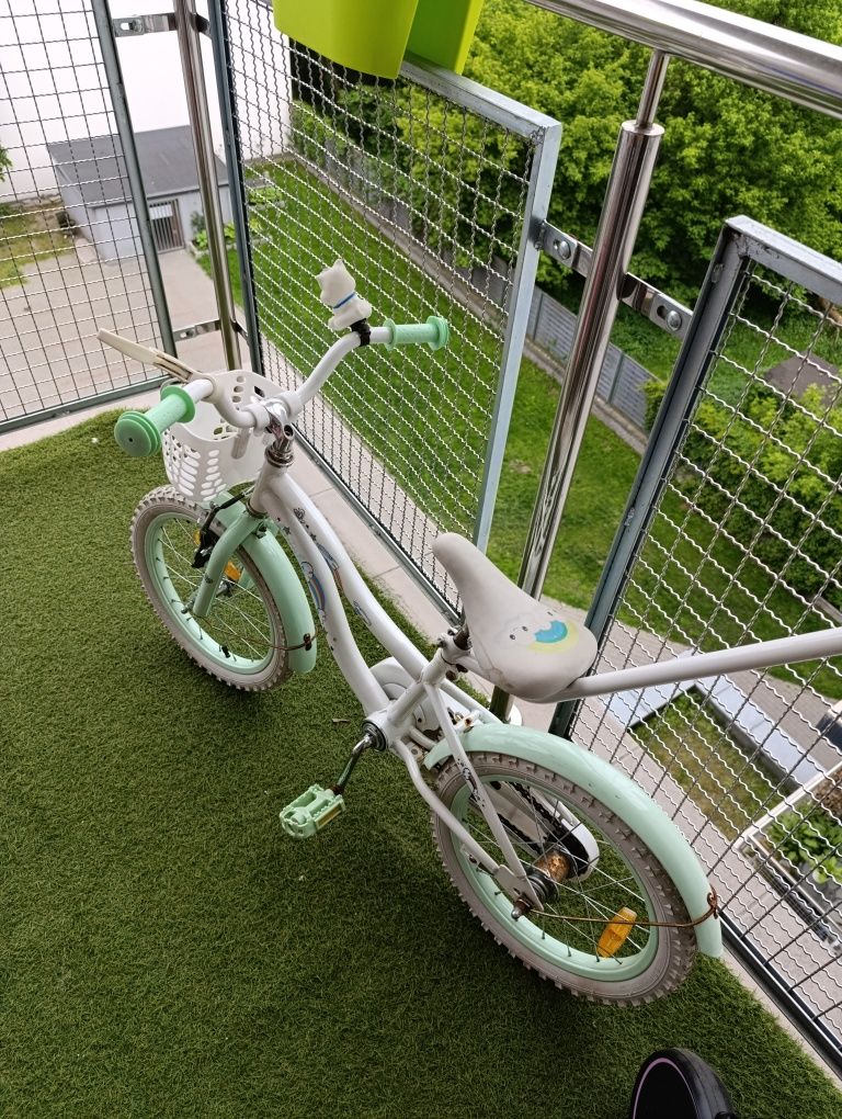 Rower dla dziewczynki,koła 16, rowerek dziecięcy,rower