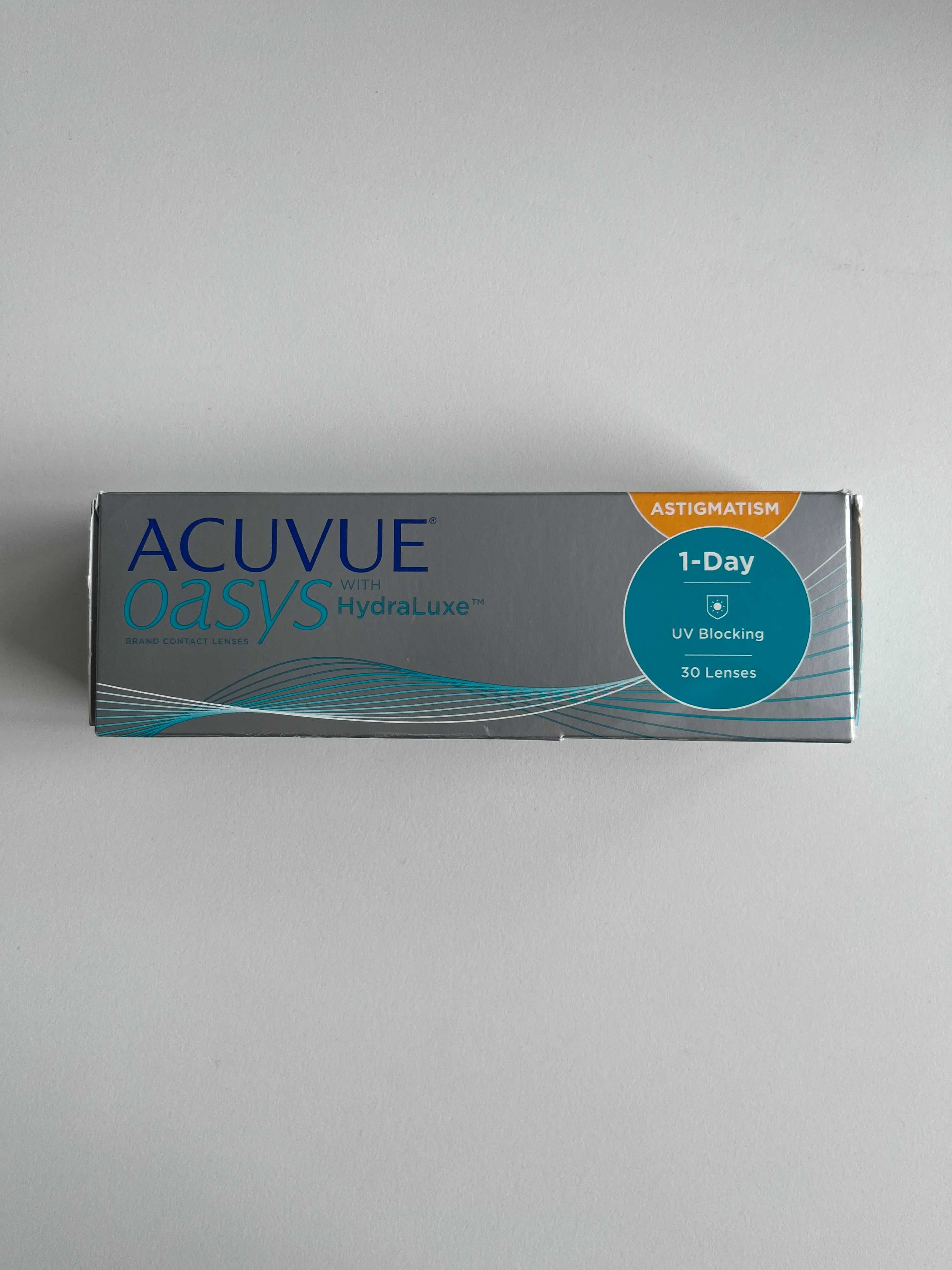 NOWE Acuvue Oasys Astigmatism | 1-dniowe -0,75 | 28 sztuk