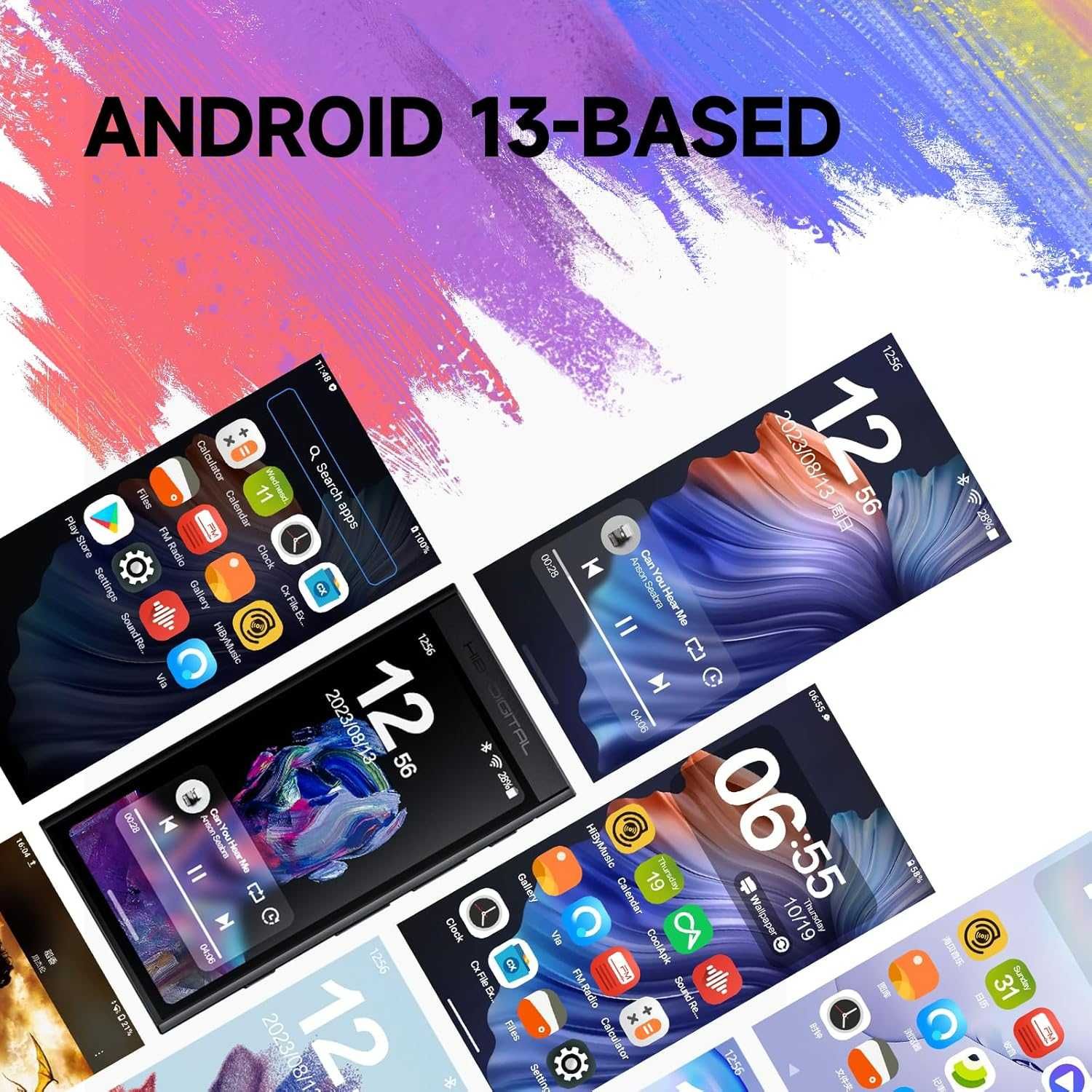 HiBy Digital M300 - портативный Hi-Res плеер, Android 13, 768kHz/32bit