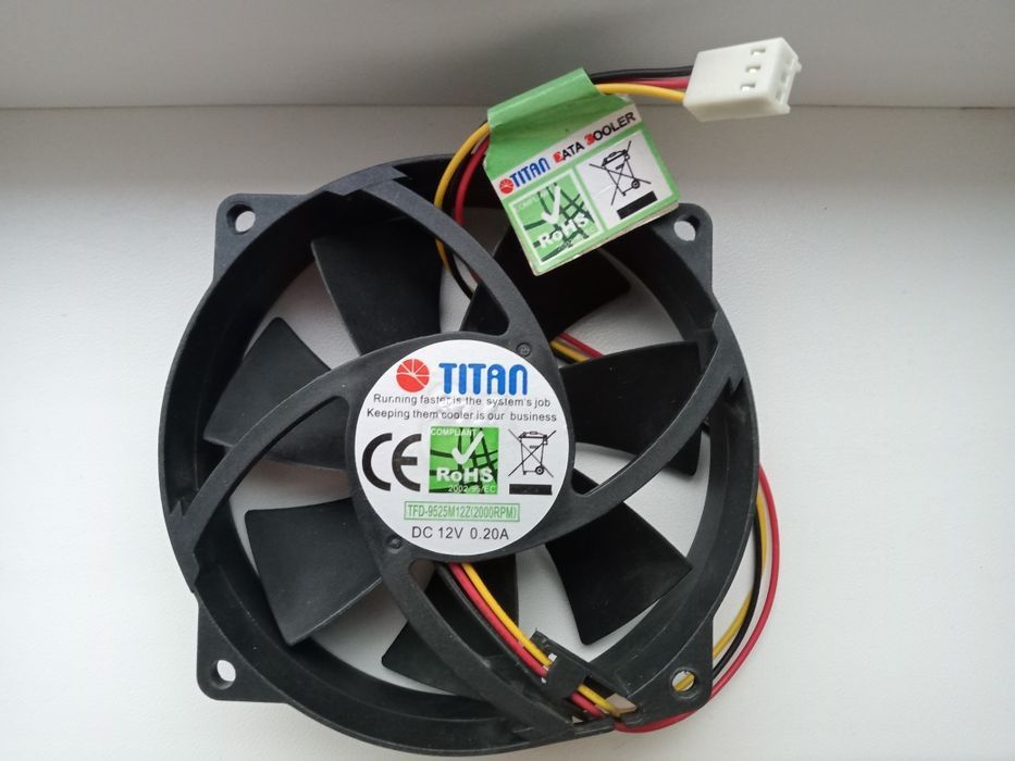 Вентилятор- кулер Titan 80/120 мм