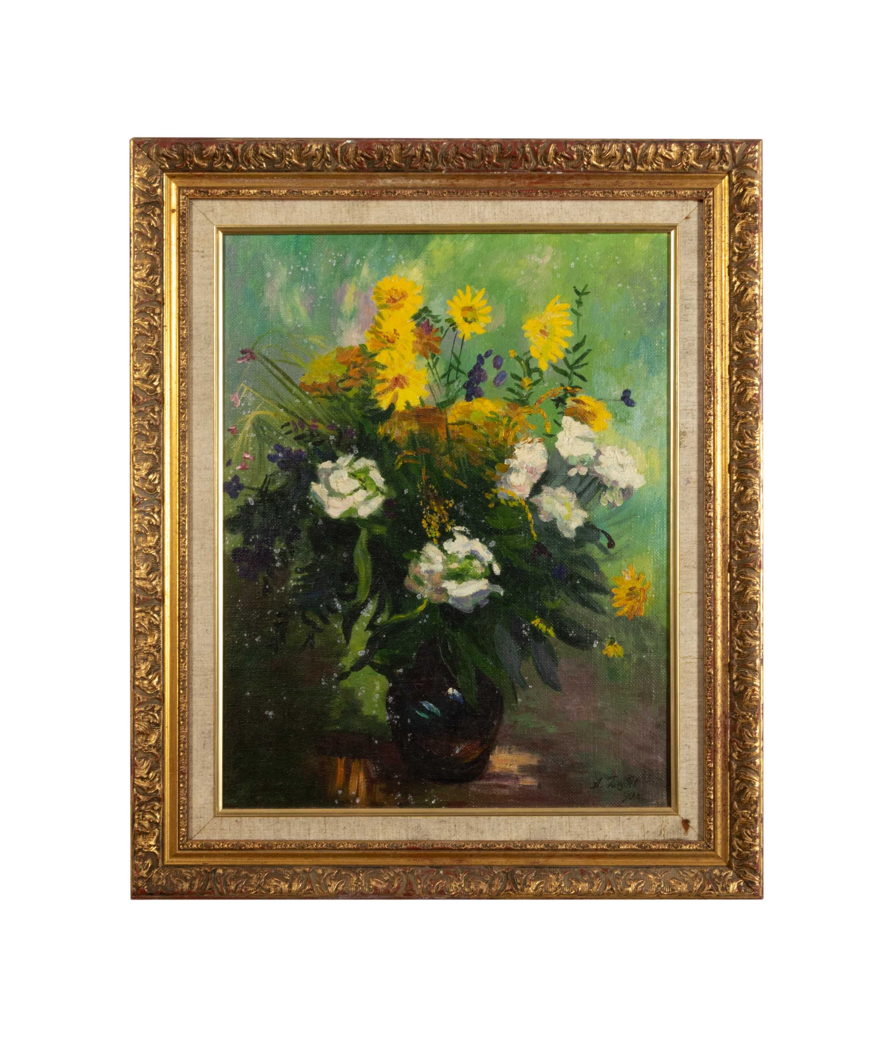 Pintura russa flores Outono | século XX