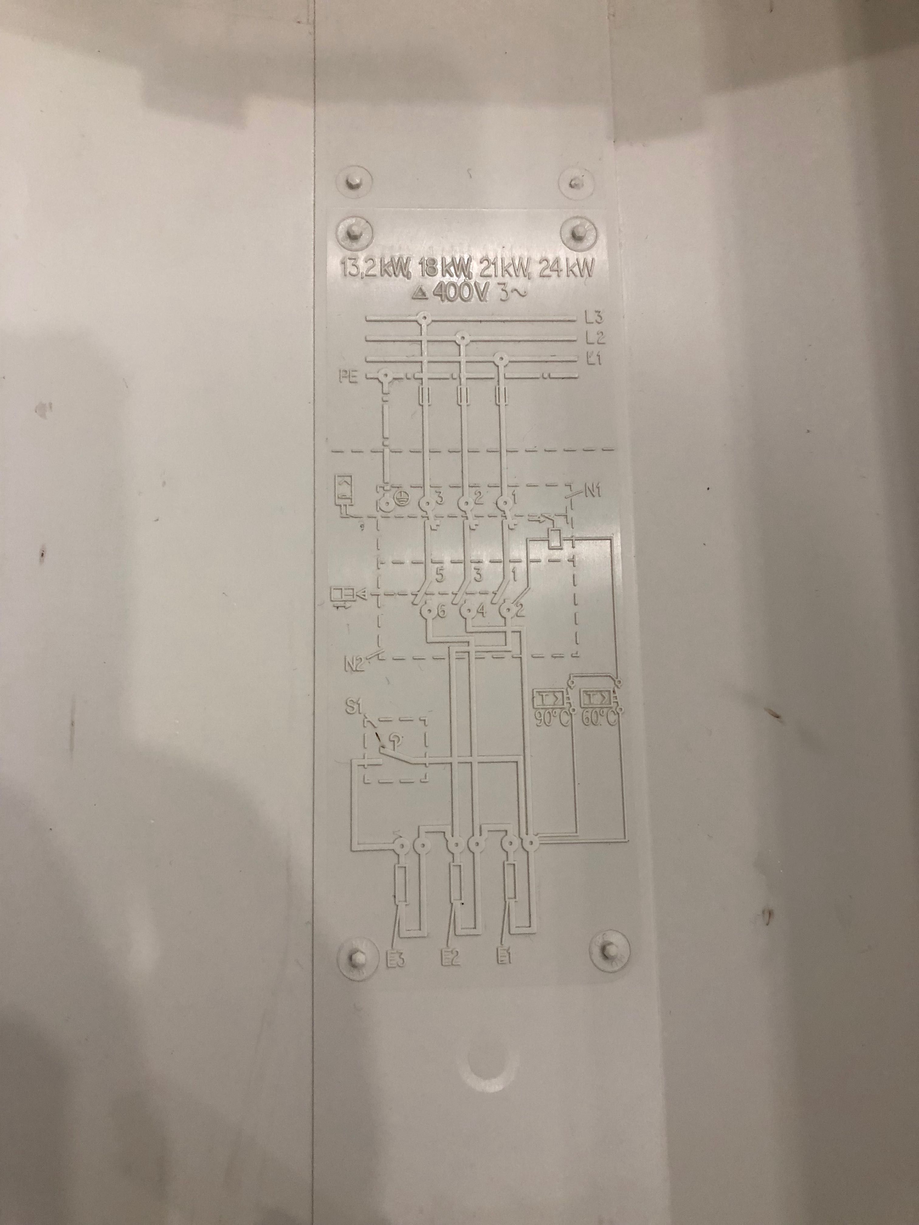 Водонагреватель проточный 24 kW 400V Siemens