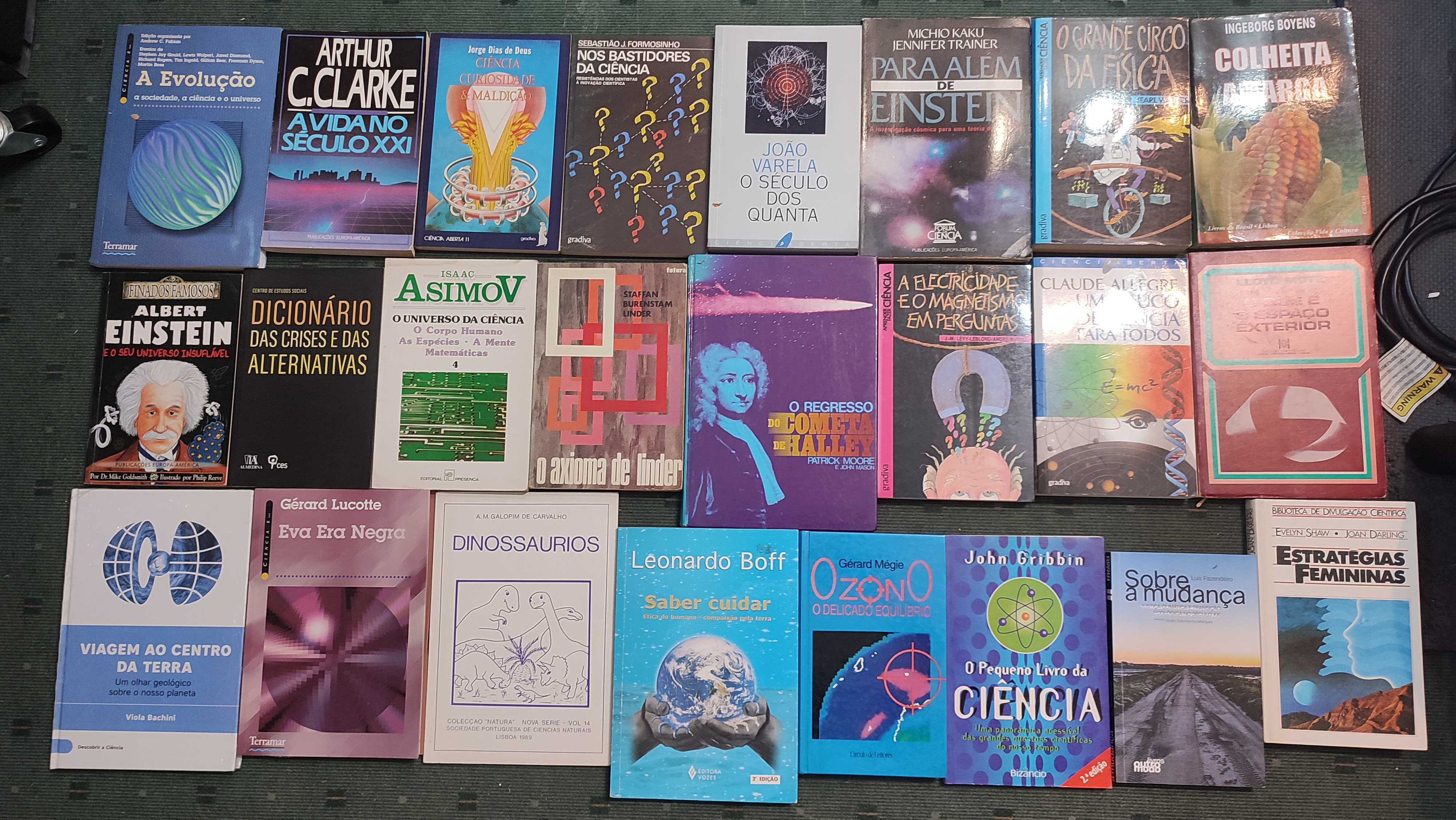Livros de Divulgação Cientifica - Cada 3 €