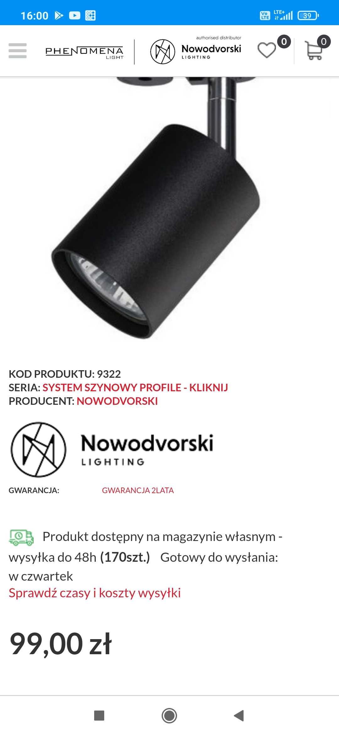 Lampy 3 rodzaje NOWE