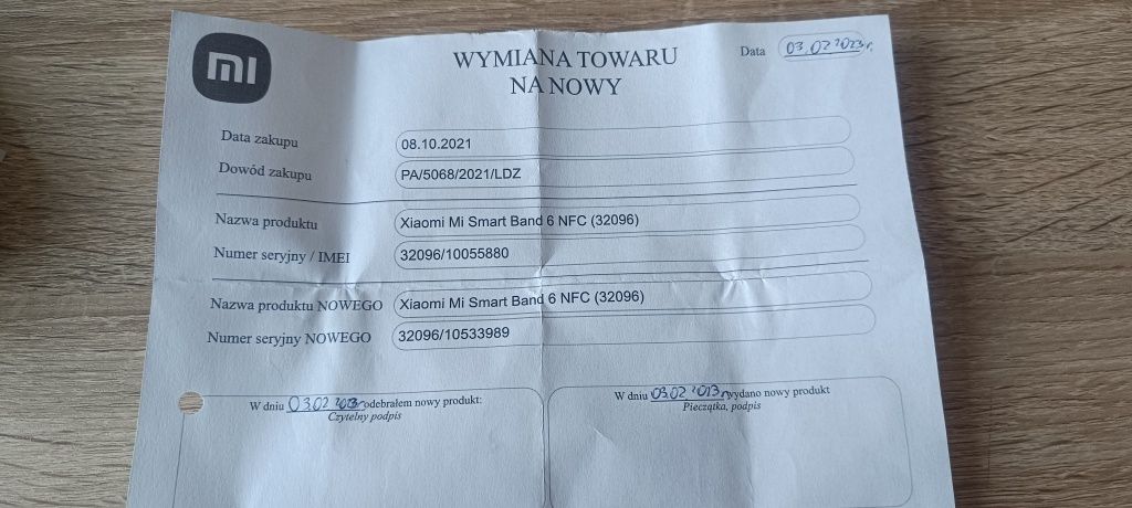 Xiaomi Mi Band 6 NFC + 4 paski