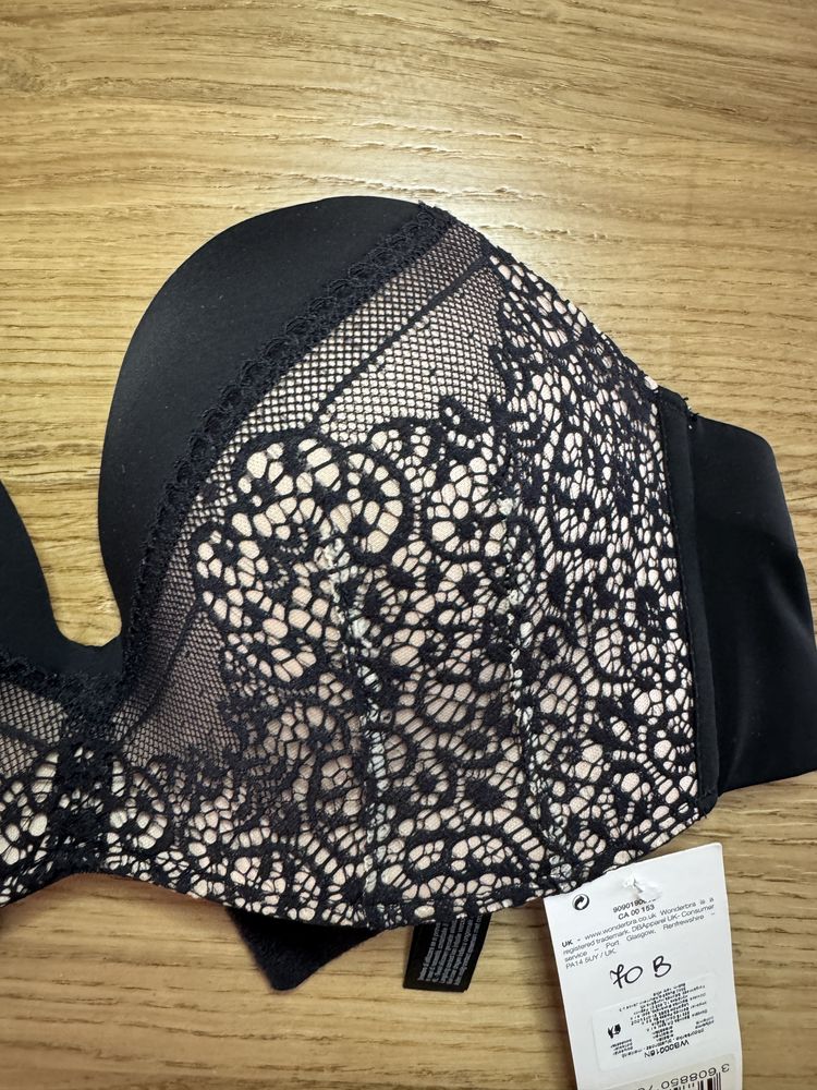 Biustonosz nowy 70B strapless brytyjskiej firmy Wonderbra