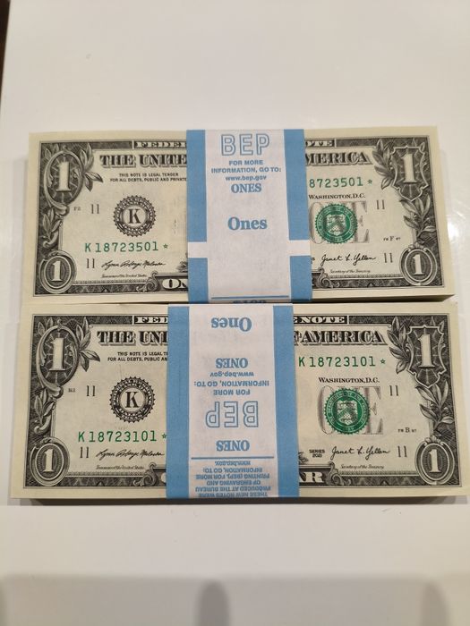 Dolar seria zastępcza, 1*dolar z gwiazgkom