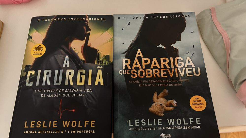 Livros leslie wolf / a cirurgia e a rapariga que sobreviveu