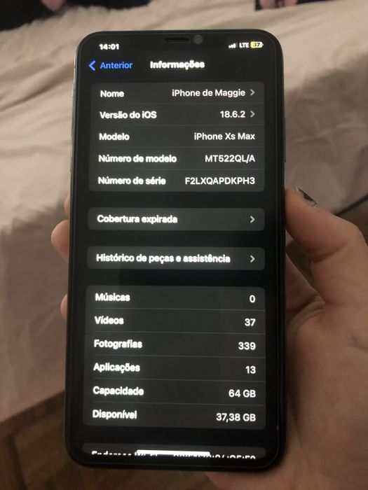 Iphone xs max desbloqueado 64gb