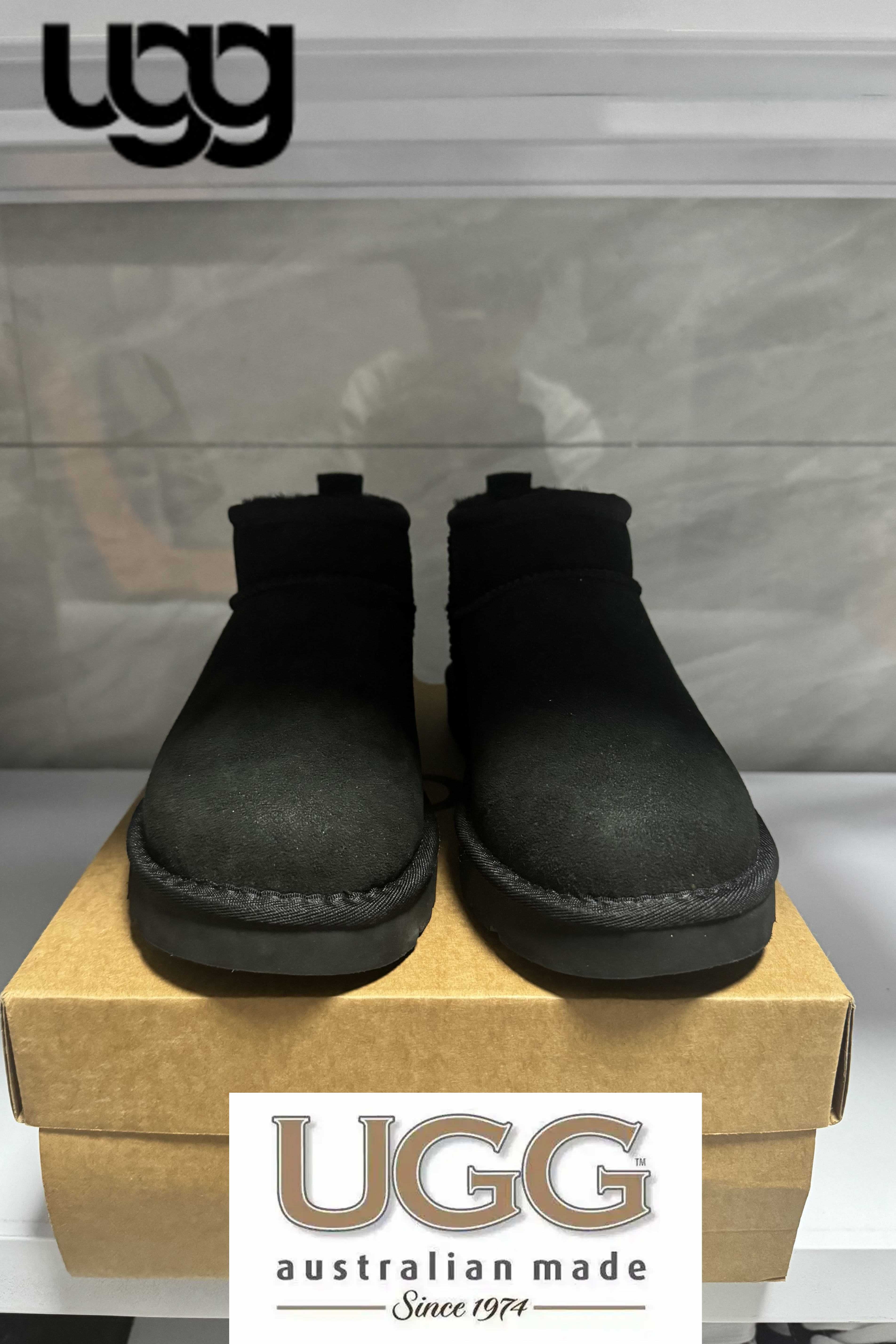 UGG Classic Ultra Mini Boot Czarny EU38