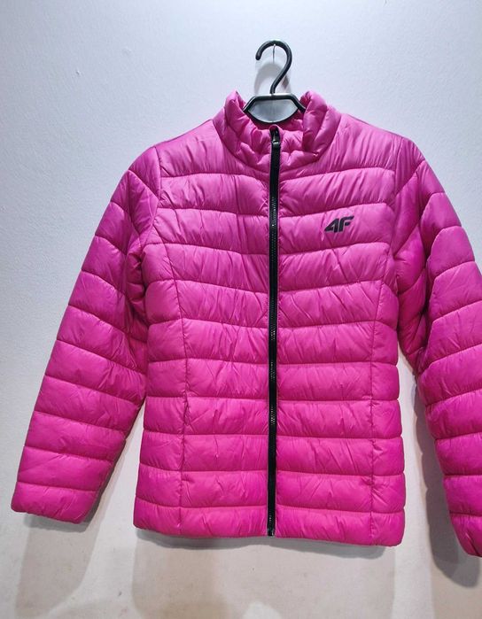 Kurtka puchowa dziewczęca 4F NOWA z metką róż różowa 164 cm