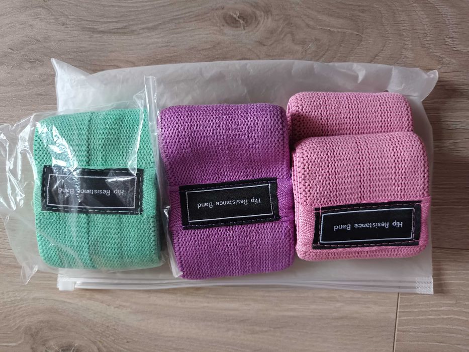 Новий набір тканинних фітнес гумок Luting (стрічкових еспандерів)