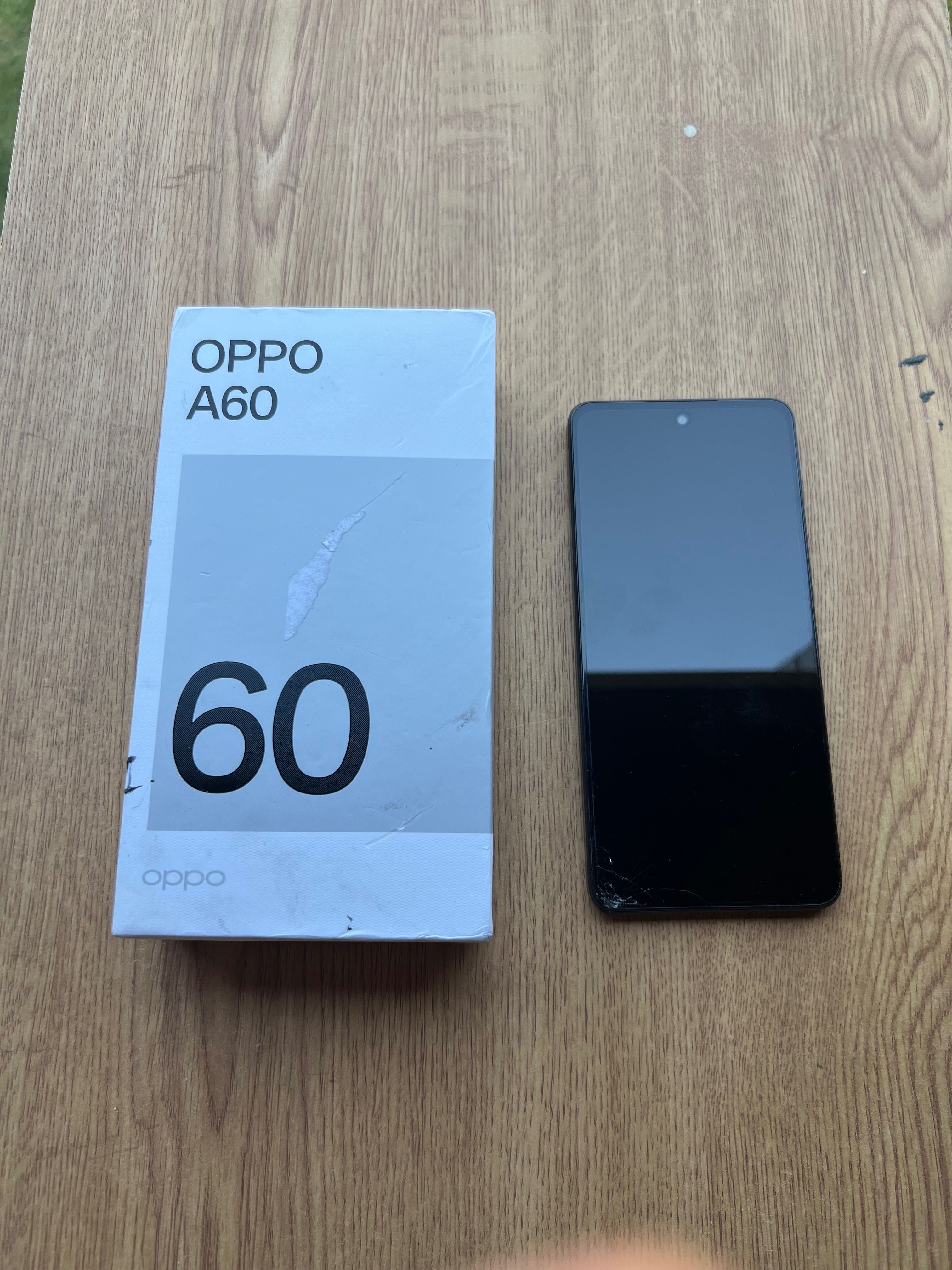 Oppo A60 - 264GB - até 16GB RAM - Caixa, carregador e fatura