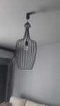 Lampa wisząca, czarna