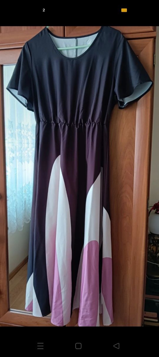 Sukienka letnia midi SHEIN r. XL