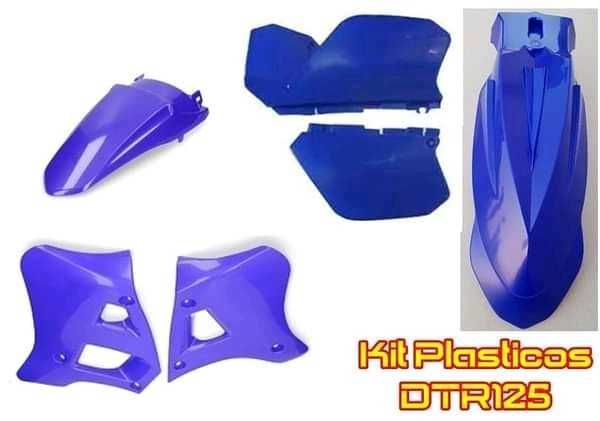 Kit plásticos + Autocolantes Yamaha Dtr 125 monster redbull original