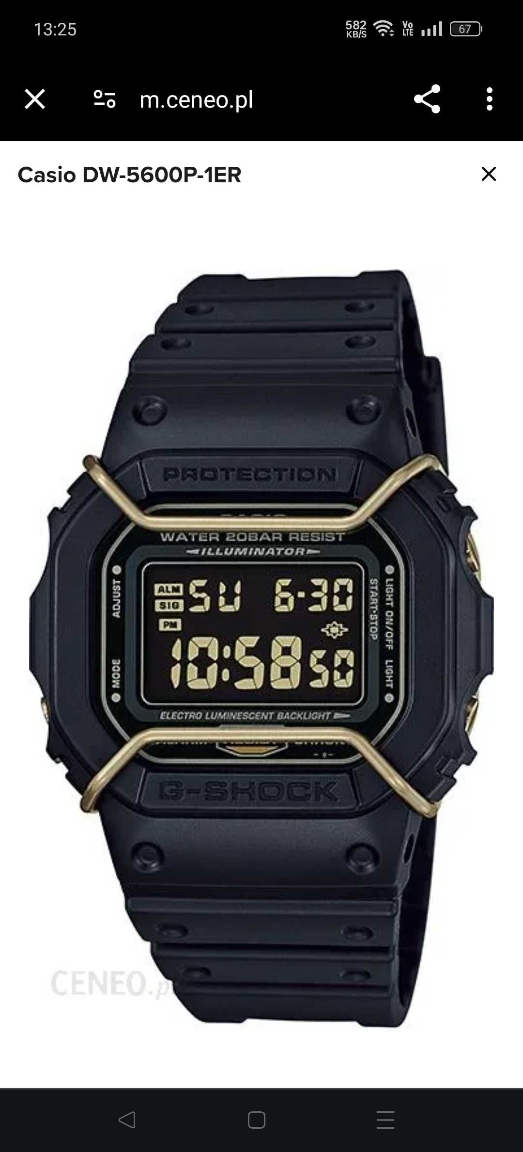 Złoty Bullbar do Casio G-shock 5610 DW5600 GW5600 oferta nr 1