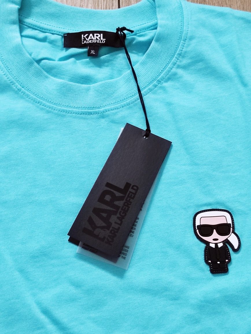 KARL LAGERFELD męski T-shirt rozmiar M promocja