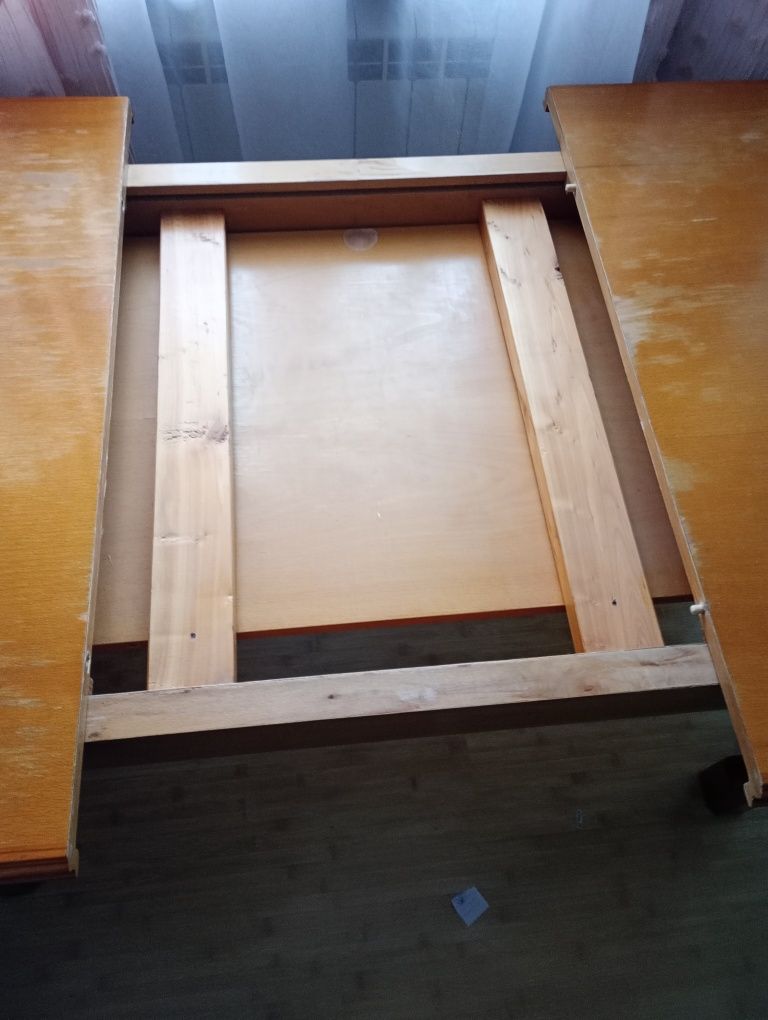 Stół drewniany ława rozkładany solidny mocny